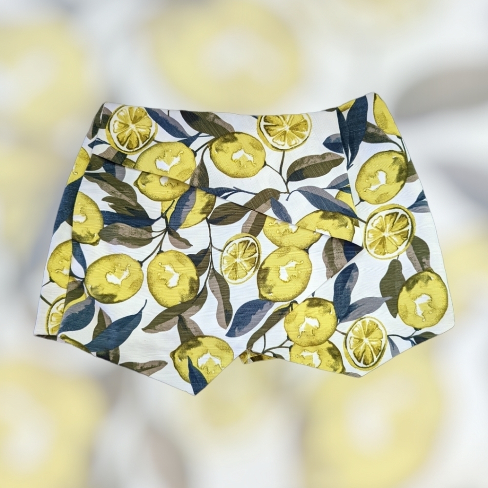 Topshop Petite Lime Skort